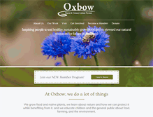 Tablet Screenshot of oxbow.org